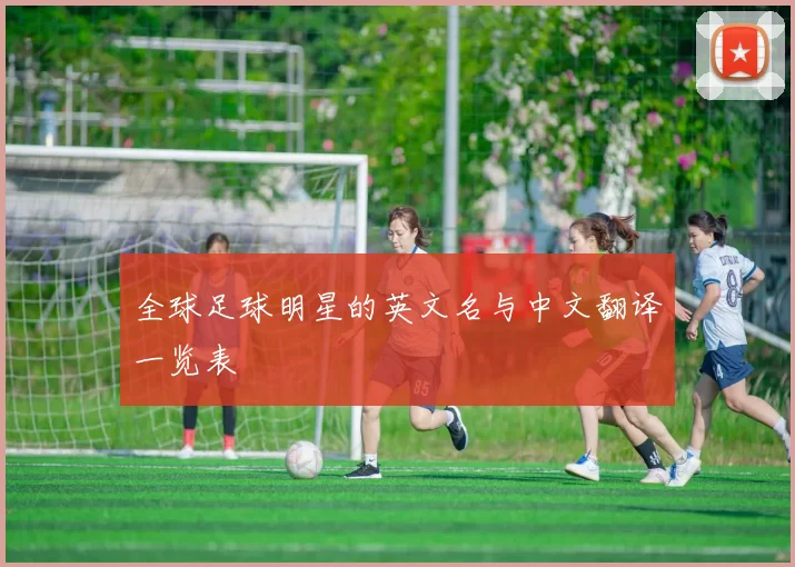 全球足球明星的英文名与中文翻译一览表