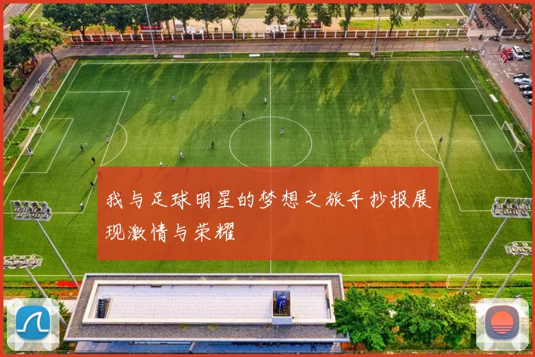 我与足球明星的梦想之旅手抄报展现激情与荣耀