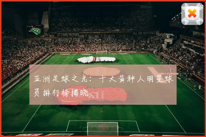 亚洲足球之光：十大黄种人明星球员排行榜揭晓
